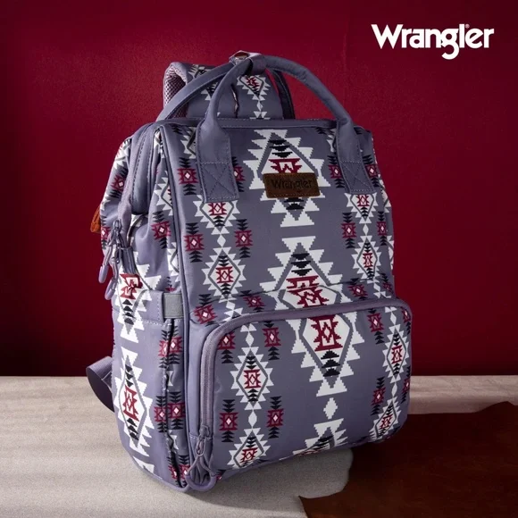 Wrangler Aztec Printed Callie Backpack - Lavender - Picture 1 of 6